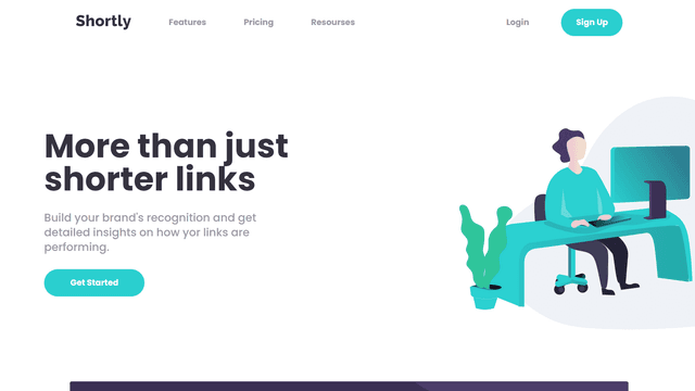 Landing Page Shortly